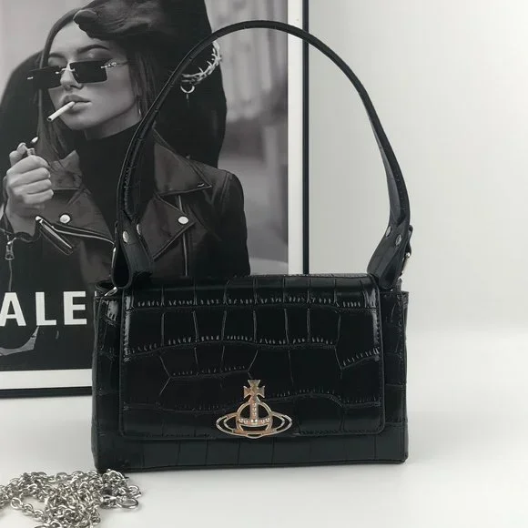 Vivienne Westwood | Bags | Vivienne Westwood Croc Medium Hazel Bag 